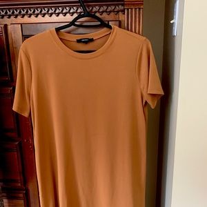 Mustard T-Shirt dress